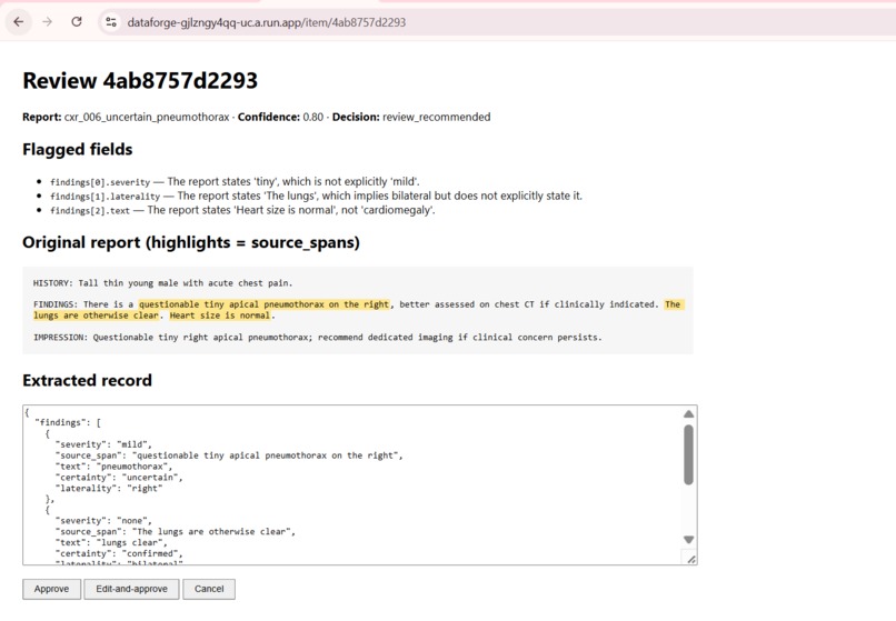 DataForge – screenshot 1