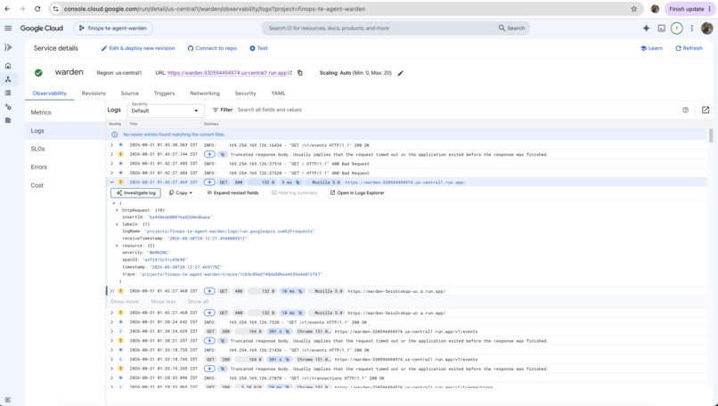 Warden - an authorization gateway for agentic fleets – screenshot 13