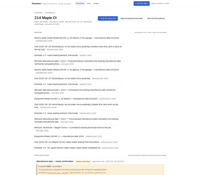 Foreman+ – screenshot 2