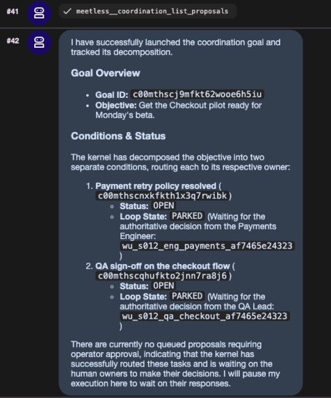 Emily: Autonomous Coordination Agent – screenshot 2