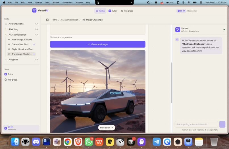 VersedAI – screenshot 2