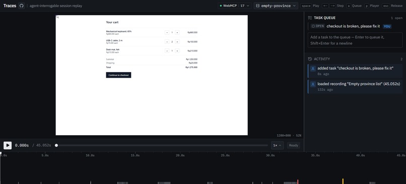 Traces – screenshot 1
