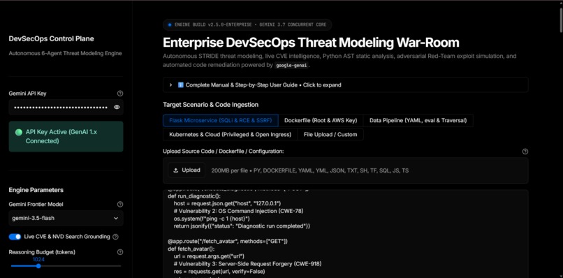 Enterprise Autonomous DevSecOps & Security War-Room Fleet – screenshot 1