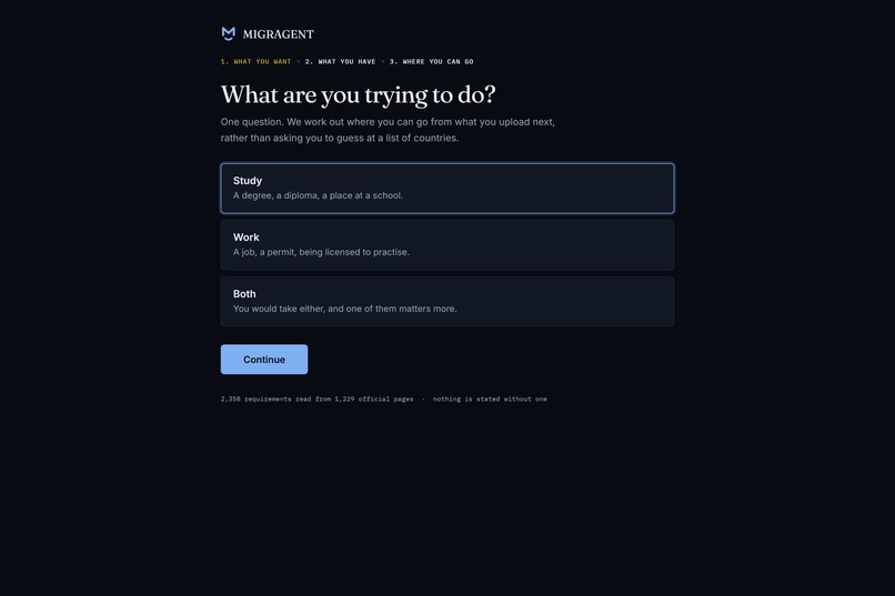 Migragent – screenshot 1