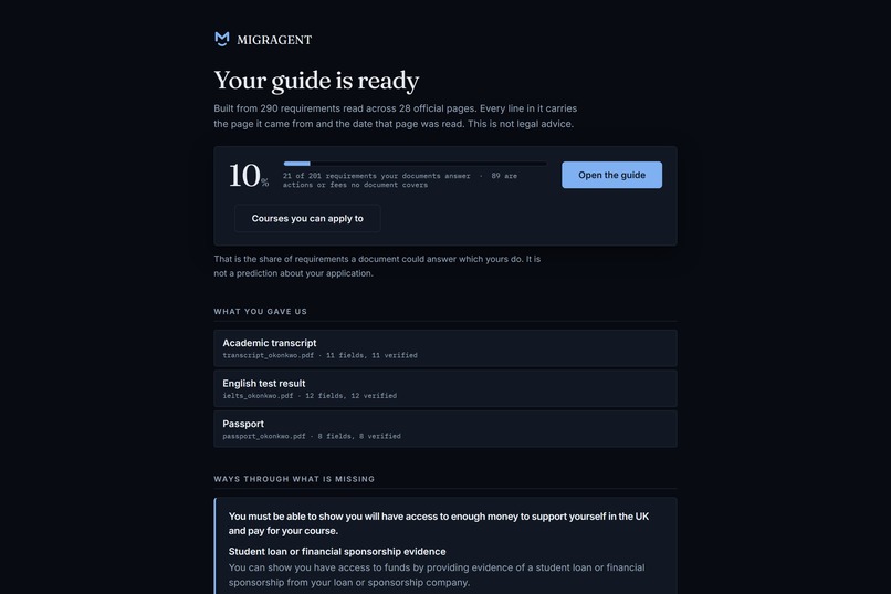 Migragent – screenshot 3