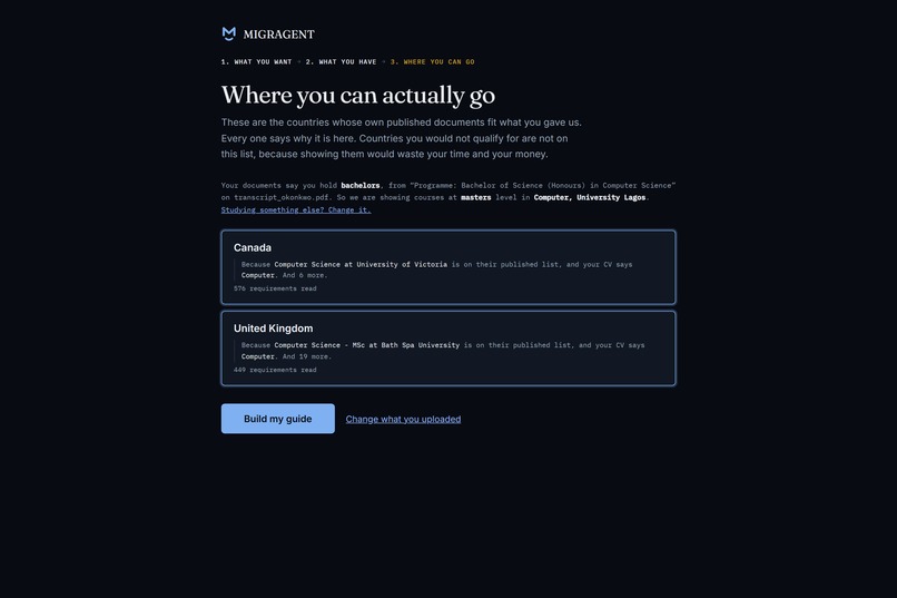 Migragent – screenshot 4