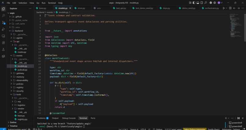 Aegis - AI Agent Governance Platform – screenshot 1