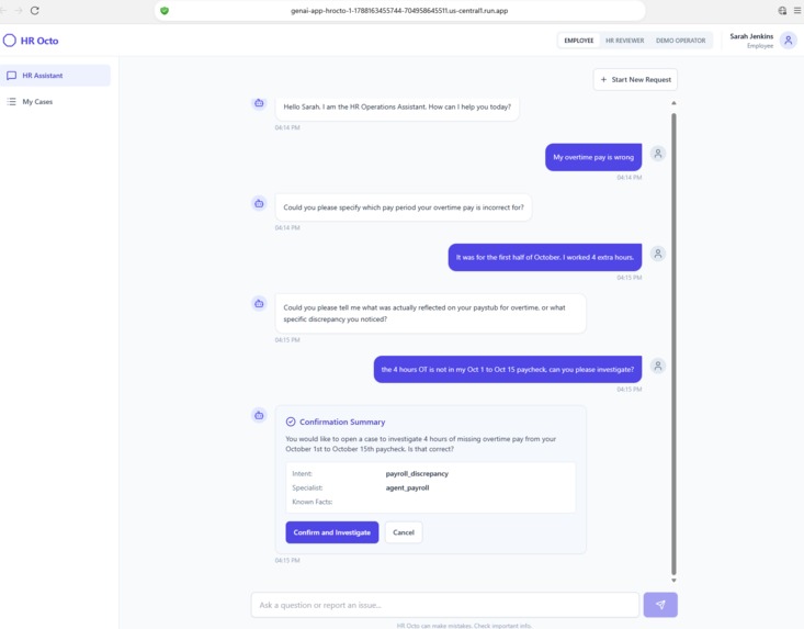 HR-Ops Agents: Autonomous HR Operation  – screenshot 4