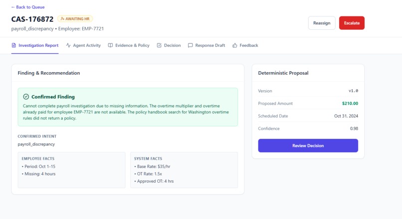 HR-Ops Agents: Autonomous HR Operation  – screenshot 5