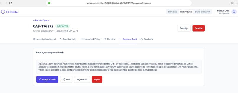 HR-Ops Agents: Autonomous HR Operation  – screenshot 7
