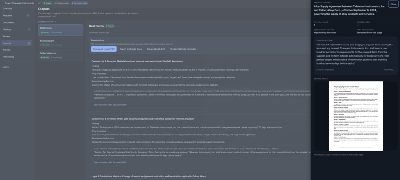 Diligence Desk – screenshot 4