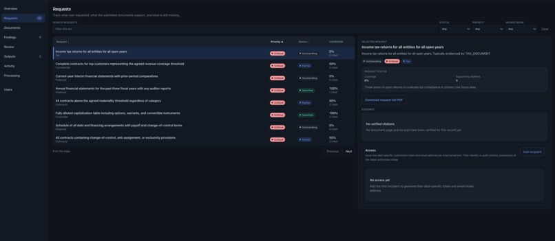Diligence Desk – screenshot 6