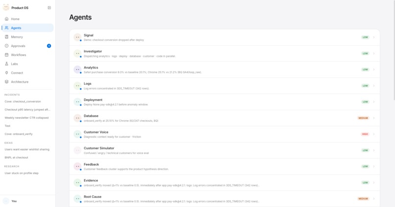 Product-OS – screenshot 4