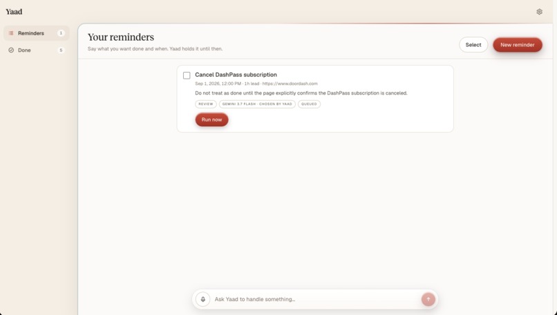 Yaad – screenshot 2