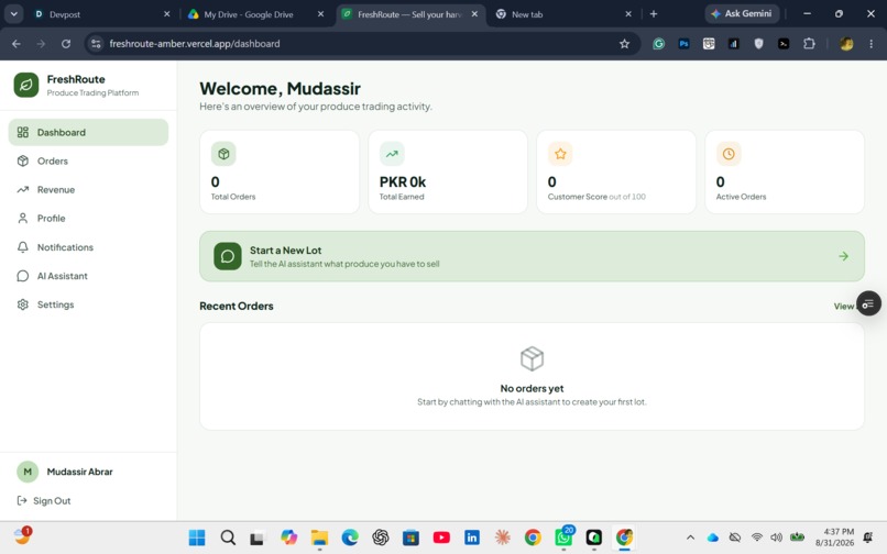 FreshRoute Agent – screenshot 6