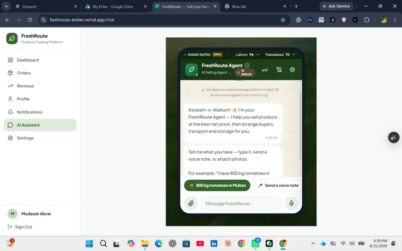 FreshRoute Agent – screenshot 7