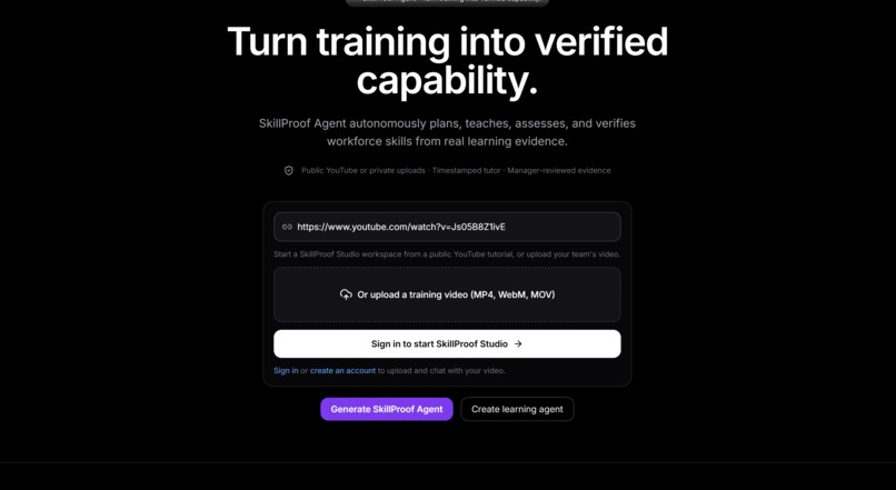 SkillProof Studio by ChatPye – screenshot 1