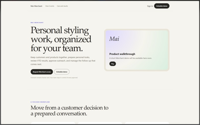 Mai Merchant – screenshot 1