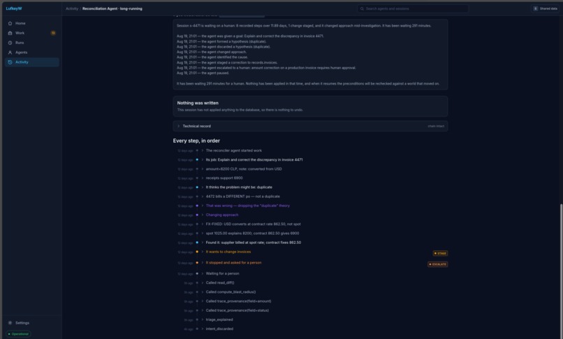 LufkeyW Agent Control Plane – screenshot 6
