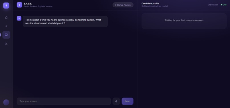 S.A.G.E. - Socratic Agent for Growth & Excellence – screenshot 1