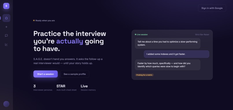 S.A.G.E. - Socratic Agent for Growth & Excellence – screenshot 3