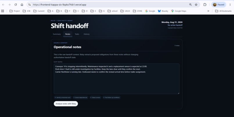 Relay Agent – screenshot 1
