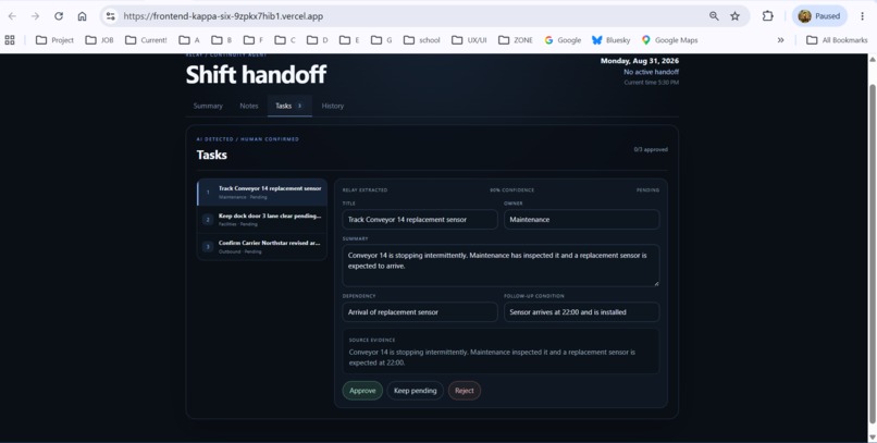 Relay Agent – screenshot 2
