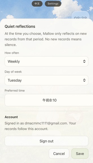 Mallow — A Gentle Agent for Invisible Labor – screenshot 4