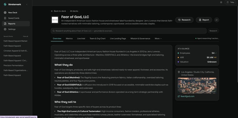 Stratemark Agentic – screenshot 3