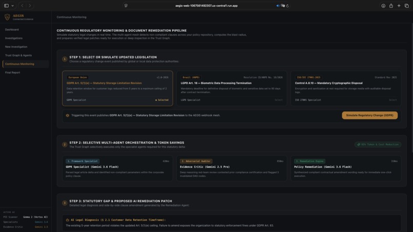 AEGIS | Autonomous Enterprise Governance Intelligence System – screenshot 6