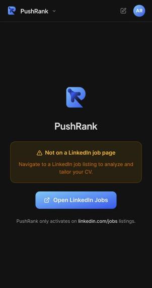 PushRank - Agentic Linkedin Jobs – screenshot 1