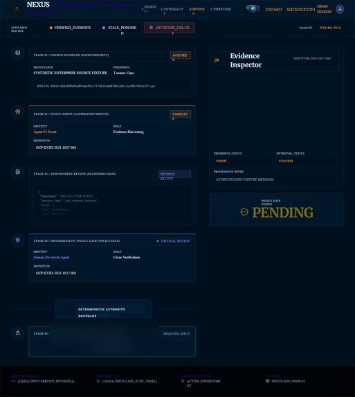 NEXUS Evidence Fleet – screenshot 1