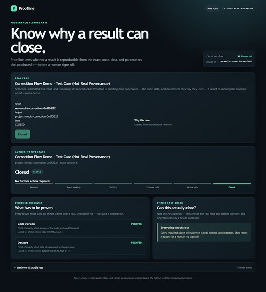 Proofline – screenshot 3