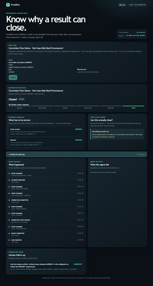 Proofline – screenshot 5