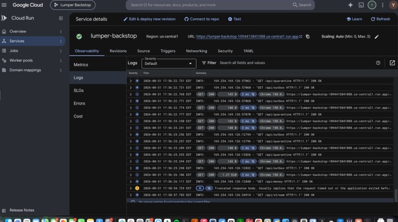 Lumper Backstop – screenshot 5