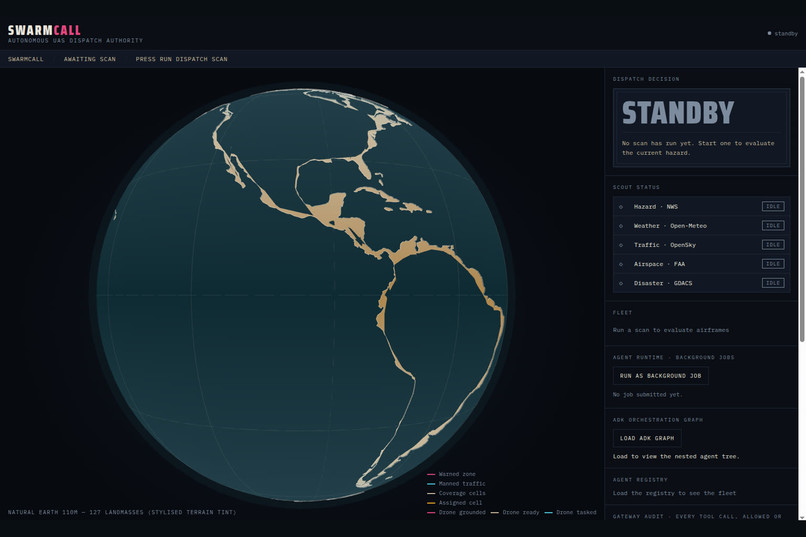 SwarmCall - Governed Agent Fleet for Drone Dispatch – screenshot 4