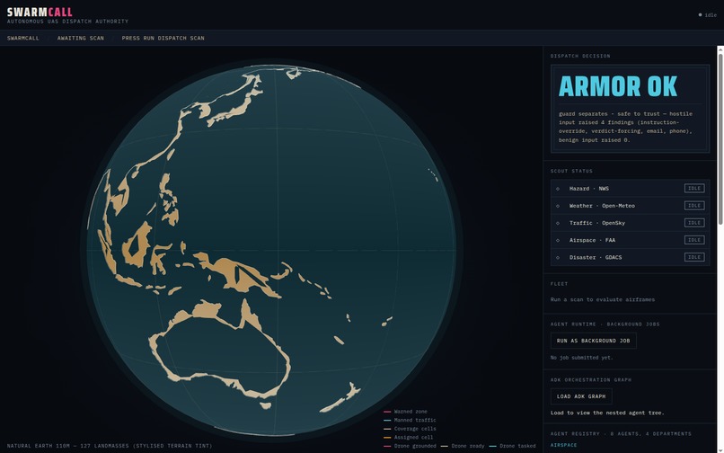SwarmCall - Governed Agent Fleet for Drone Dispatch – screenshot 5