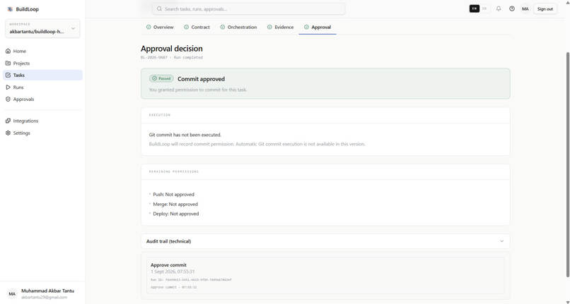 BuildLoop – screenshot 1