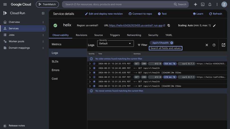 Helix — Grounded Execution Recovery – screenshot 5