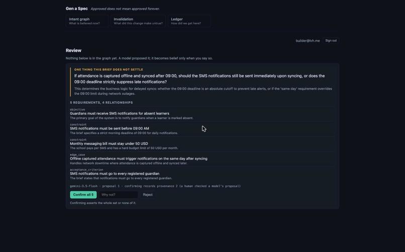 Gen a Spec – screenshot 1