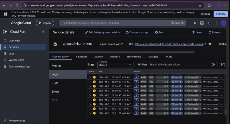Appeal – screenshot 4