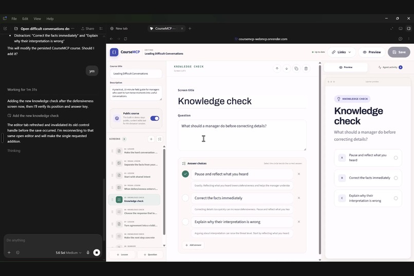 CourseMCP – screenshot 3