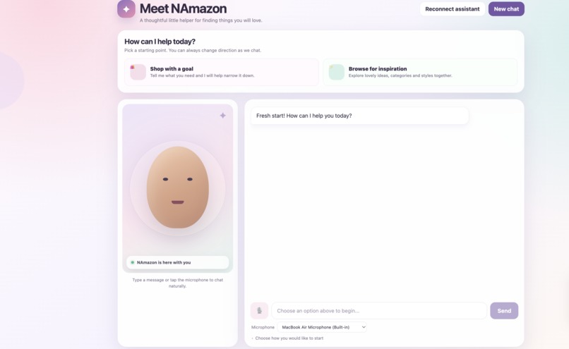 NAmazon — Voice-First AI Shopping – screenshot 2