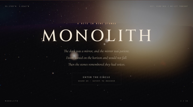 MONOLITH – screenshot 1