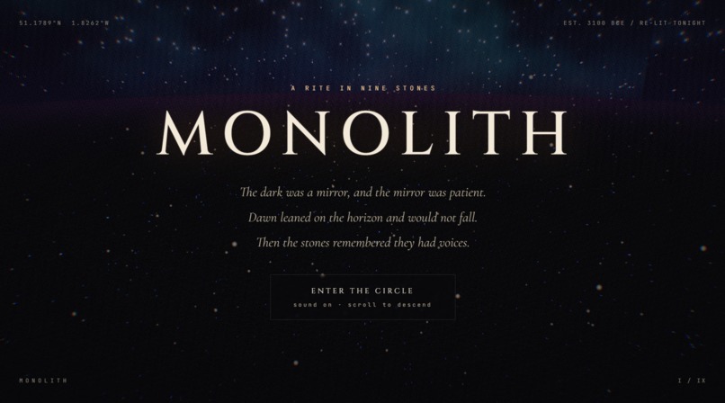MONOLITH – screenshot 2