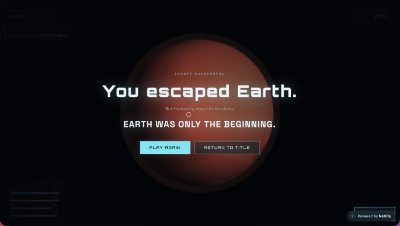 Escape Earth – screenshot 3