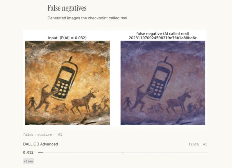 Seer - an AI-generated image detector – screenshot 8