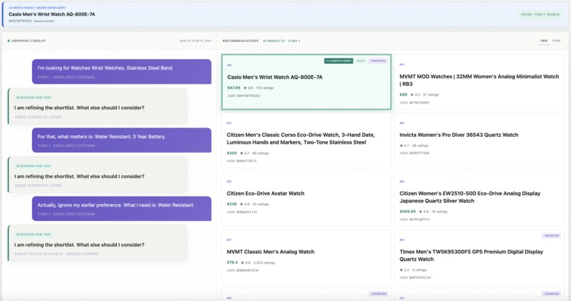 Kwekers Multi-Turn Conversational Shopping Agent – screenshot 11