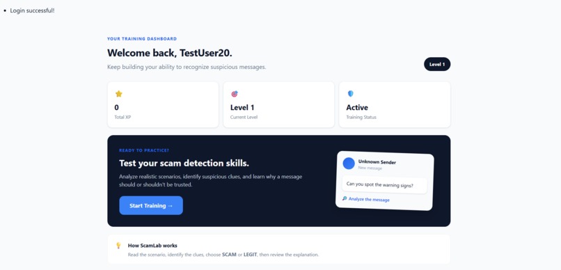 ScamLab – screenshot 2