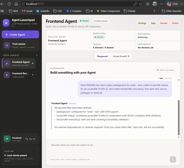 Agent Trust Gateway – screenshot 2